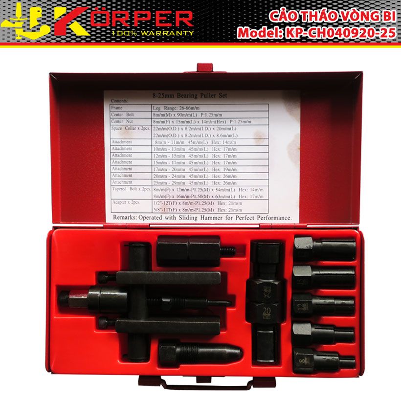 Cảo tháo vòng bi Korper