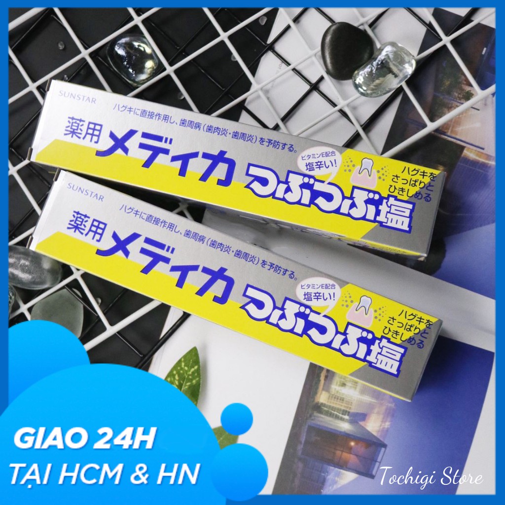 [DATE 2025] Kem đánh răng muối Sunstar Nhật Bản 170g - Kem đánh răng Sunstar Nhật - Kem đánh răng trắng răng của Nhật, giảm ê buốt, mòn men răng - Kem đánh răng muối Sunstar cho bà bầu, sau sinh lợi yếu