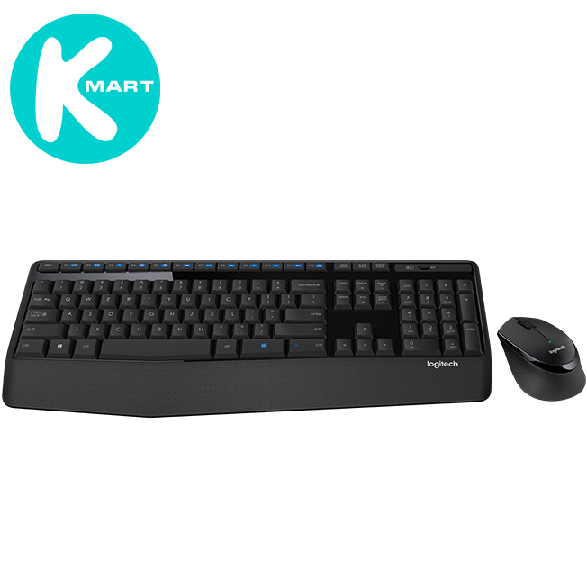 Bộ bàn phím và chuột không dây logitech mk345 - hàng chính hãng