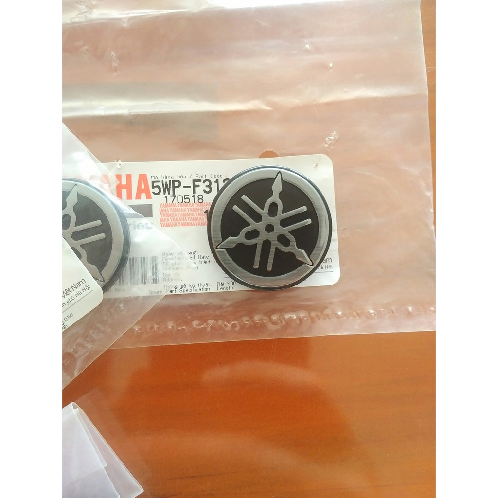 Logo nhỏ gài yamaha 2.5 cm