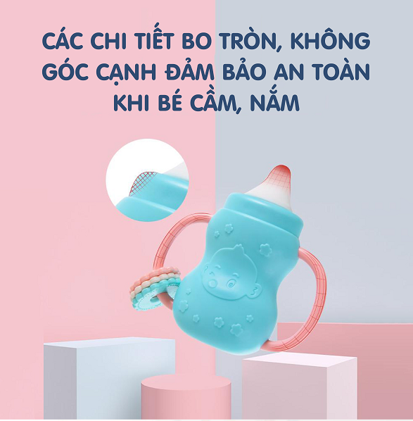 Bộ xúc xắc gặm nướu 8 món chính hãng UMOO UM-1051 cho bé Đồ chơi cho bé 7