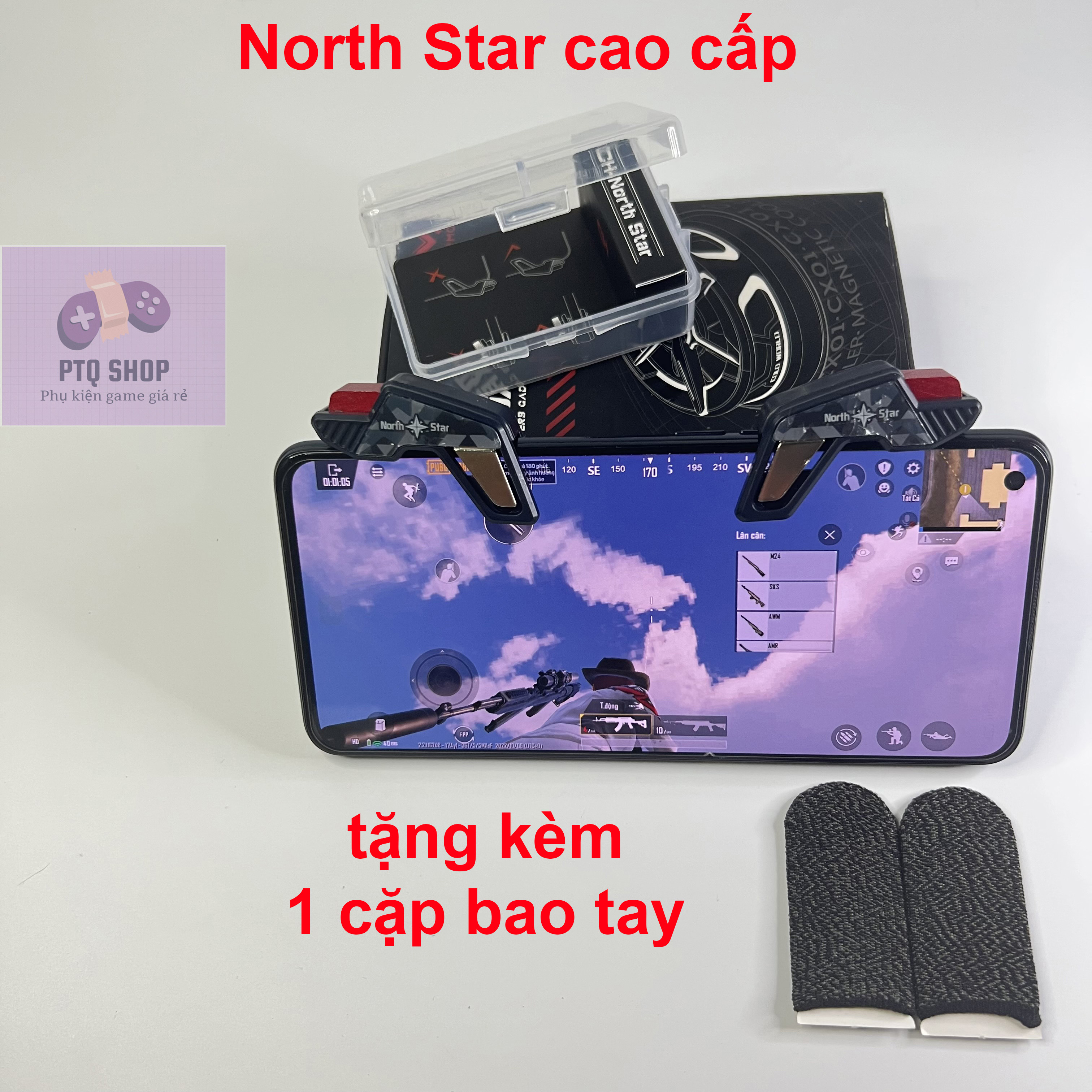 Nút bắn Pubg North Star ♥️Freeship♥️ Nút bấm Pubg Phụ kiện chơi Pubg Mobile