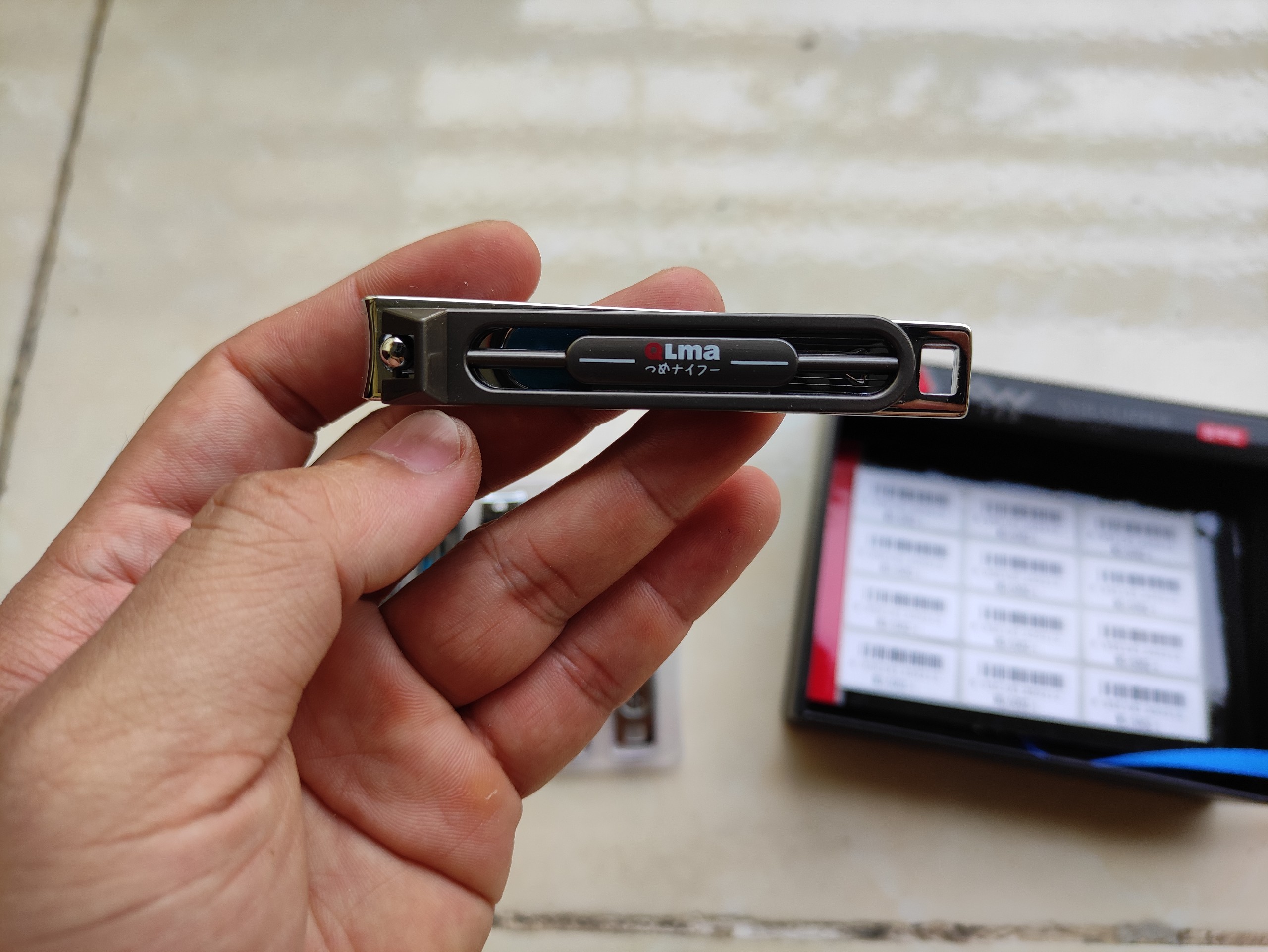 Bấm móng tay cao cấp QLMA loại to xuất Nhật, cắt móng tay cao cấp QLMA loại to siêu bén siêu bền