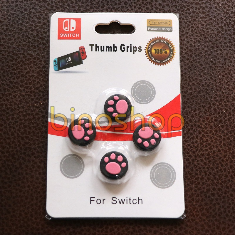 Bọc Chân Gấu Cho Analog Joy Con Nintendo Switch (Bộ 4 miếng)