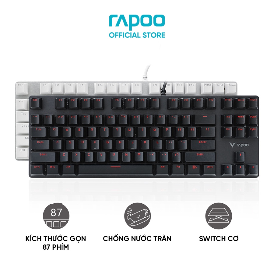Bàn phím cơ chuyên game Rapoo V500 Alloy