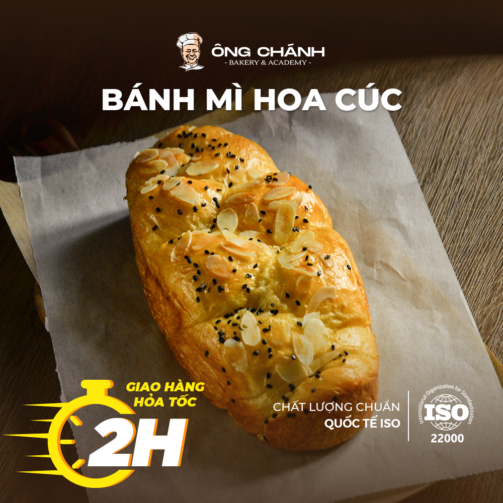 Bánh mì hoa cúc pháp / french brioche ông chánh bakery - 300gram