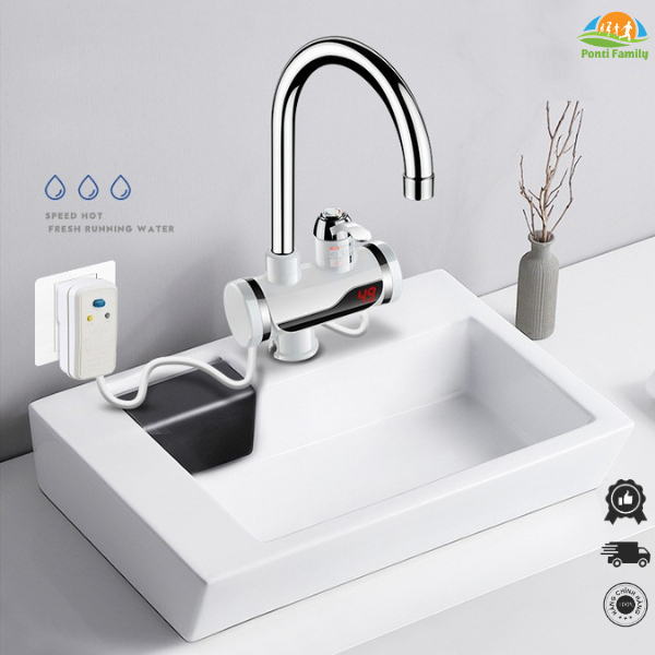 Bình nóng lạnh mini, Bình đun nước hoả tốc, Vòi nóng lạnh siêu tốc,  Vòi Nóng Lạnh Trực Tiếp Hỏa Tốc,  có ổ cắm điện chống giật cao cấp