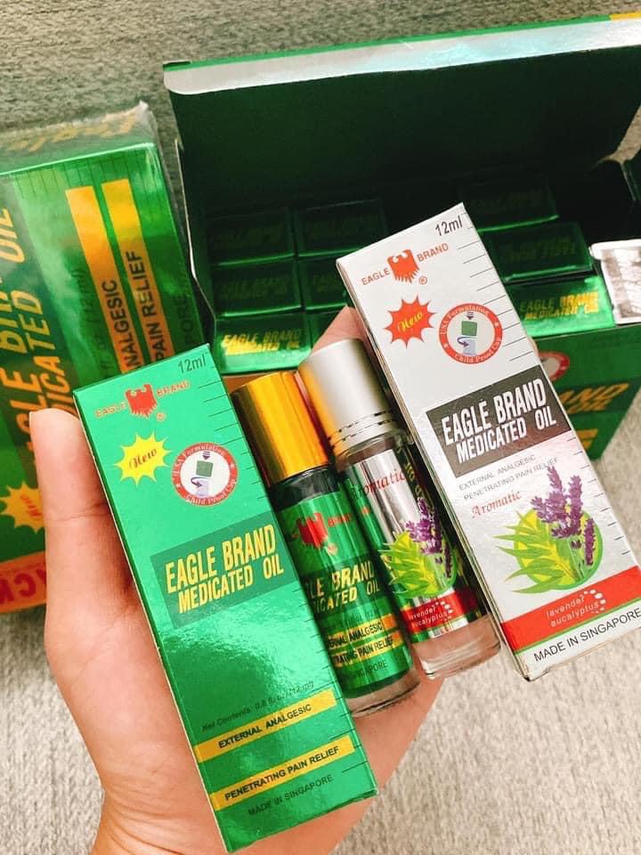 Chính hãng dầu gió xanh hiệu con ó dạng lăn 12ml