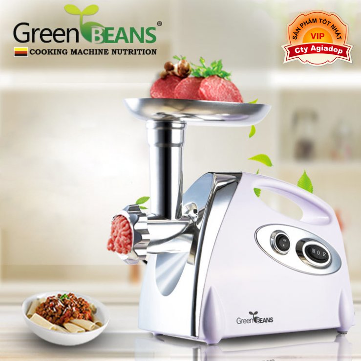 Máy xay thịt làm xúc xích lạp sườn bate v.v Greenbean xuất Châu Âu A120