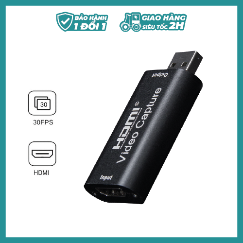 Video Capture Card Bộ Chuyển Đổi HD 1 Chiều HDMI Sang USB