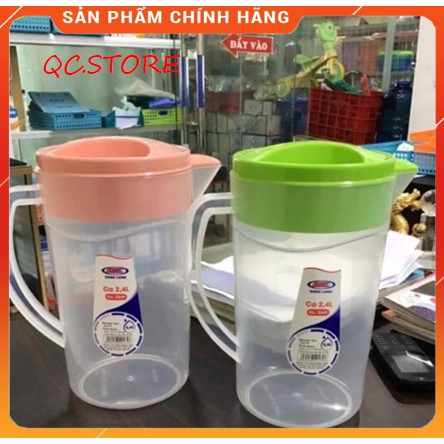 Ca nhựa trơn mẫu mới 2.4 lít song long