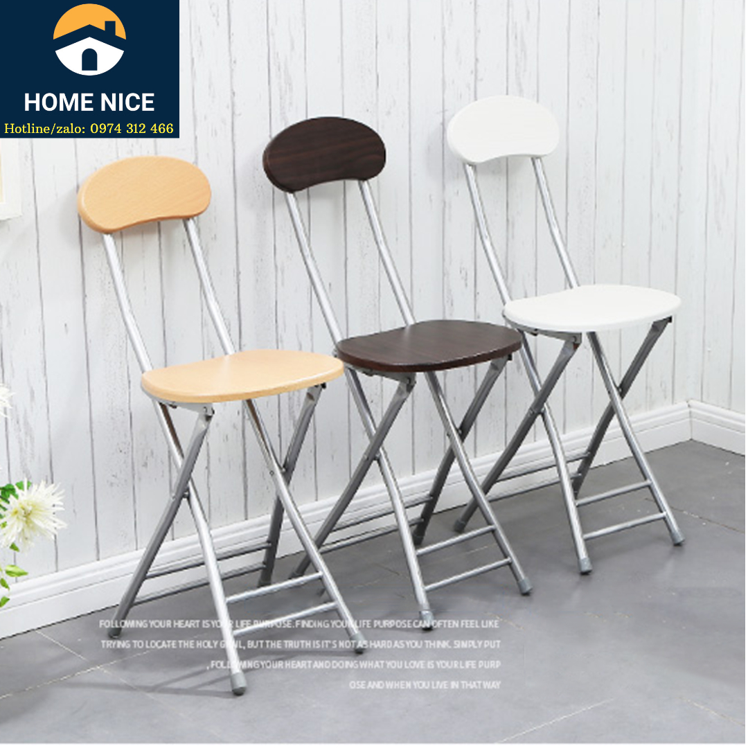 Ghế gỗ decor văn phòng, ghế trà cafe gấp gọn, ghế bàn ăn