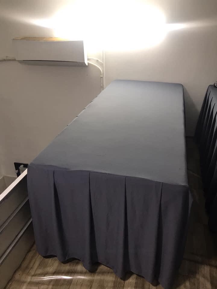 [HCM]DRAP Giường Spa Nhiều Màu Và Kích Thước