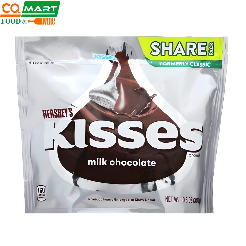 Socola Hershey s Kisses Milk Chocolate 306g
