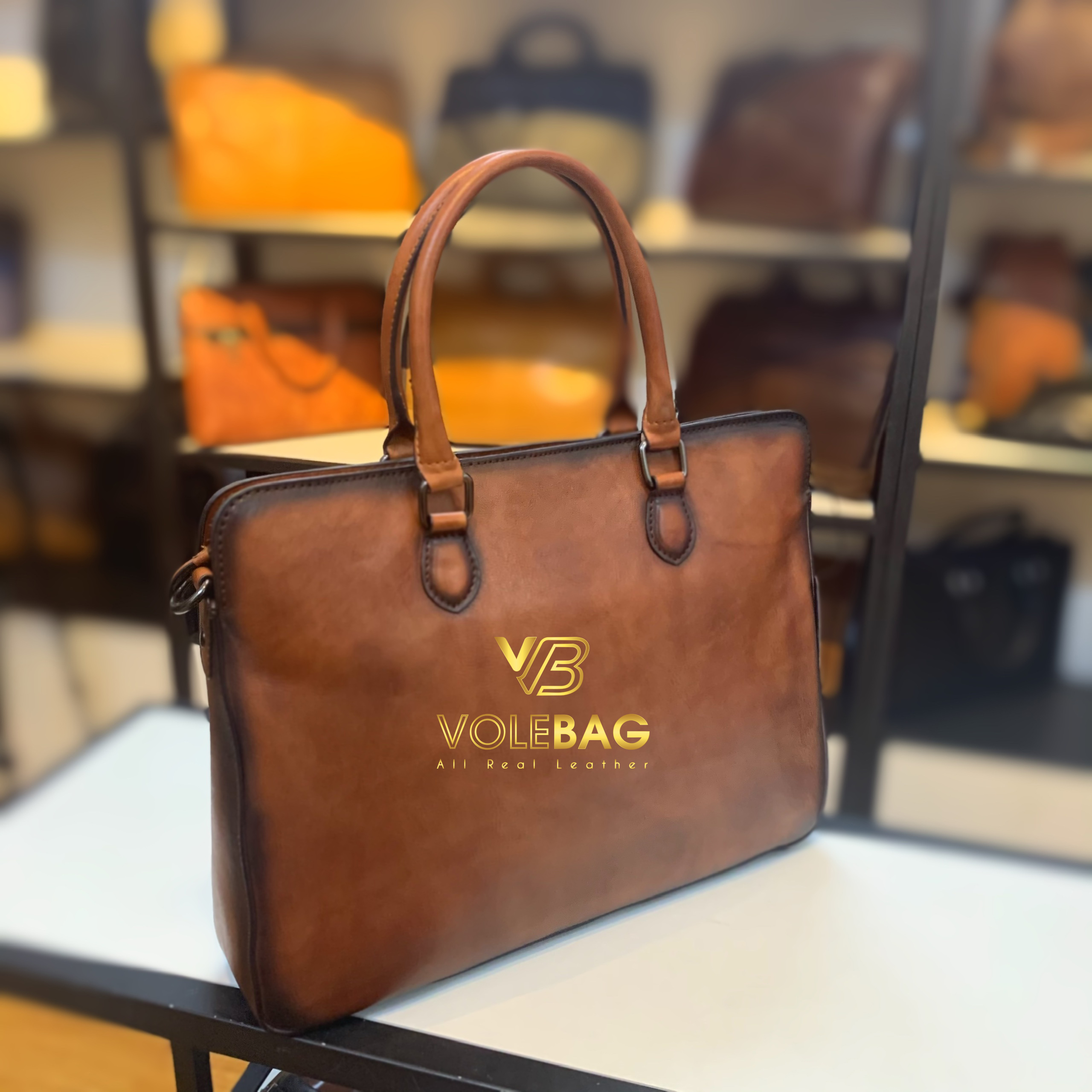 CẶP SÁCH DA BÒ VOLEBAG - C10T