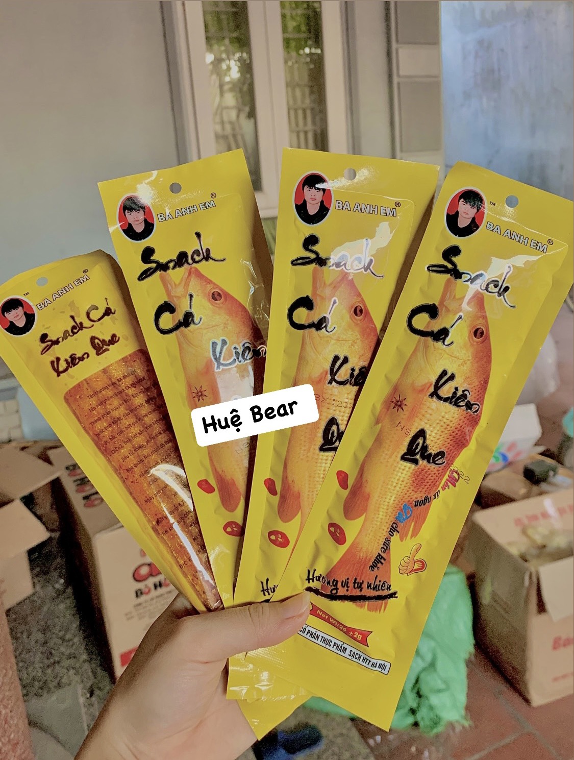 Bịch 10goi snack cá xiên que