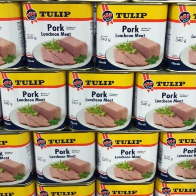 Thịt hộp heo Tulip Pork Luncheon Meat 340gram, cam kết hàng đúng mô tả, chất lượng đảm bảo an toàn đến sức khỏe người sử dụng