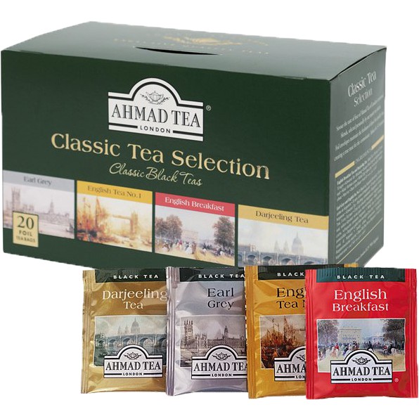 "BST Trà Classic Anh Quốc" 40g (20 túi x2g) - Ahmad Classic Tea Collection 40g/20bags