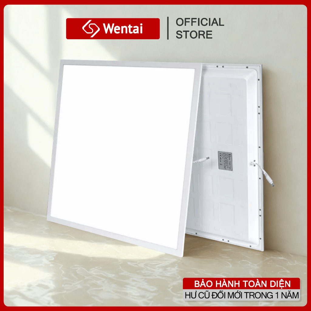 【65W COMBO 2-3 ĐÈN LED PANEL 50W 60W 75W 600x600mm - Đèn Âm Trần Vuông Công Suất Cao - Bảo Hành 1 Năm - Ánh Sáng Trắng