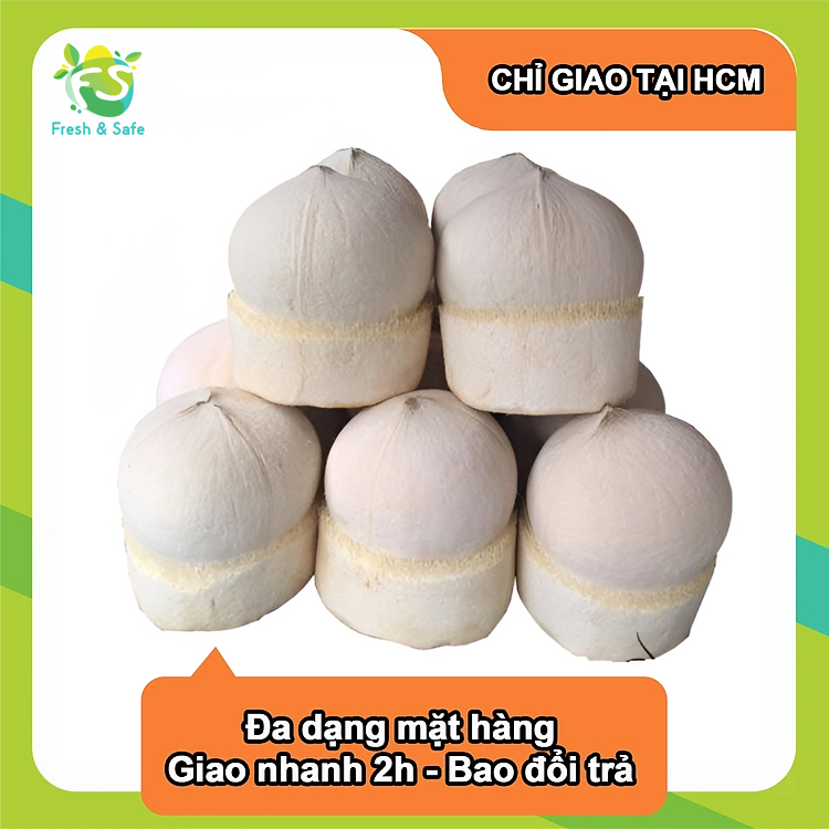 [Chỉ Giao HCM] Dừa xiêm gọt - 5 Trái