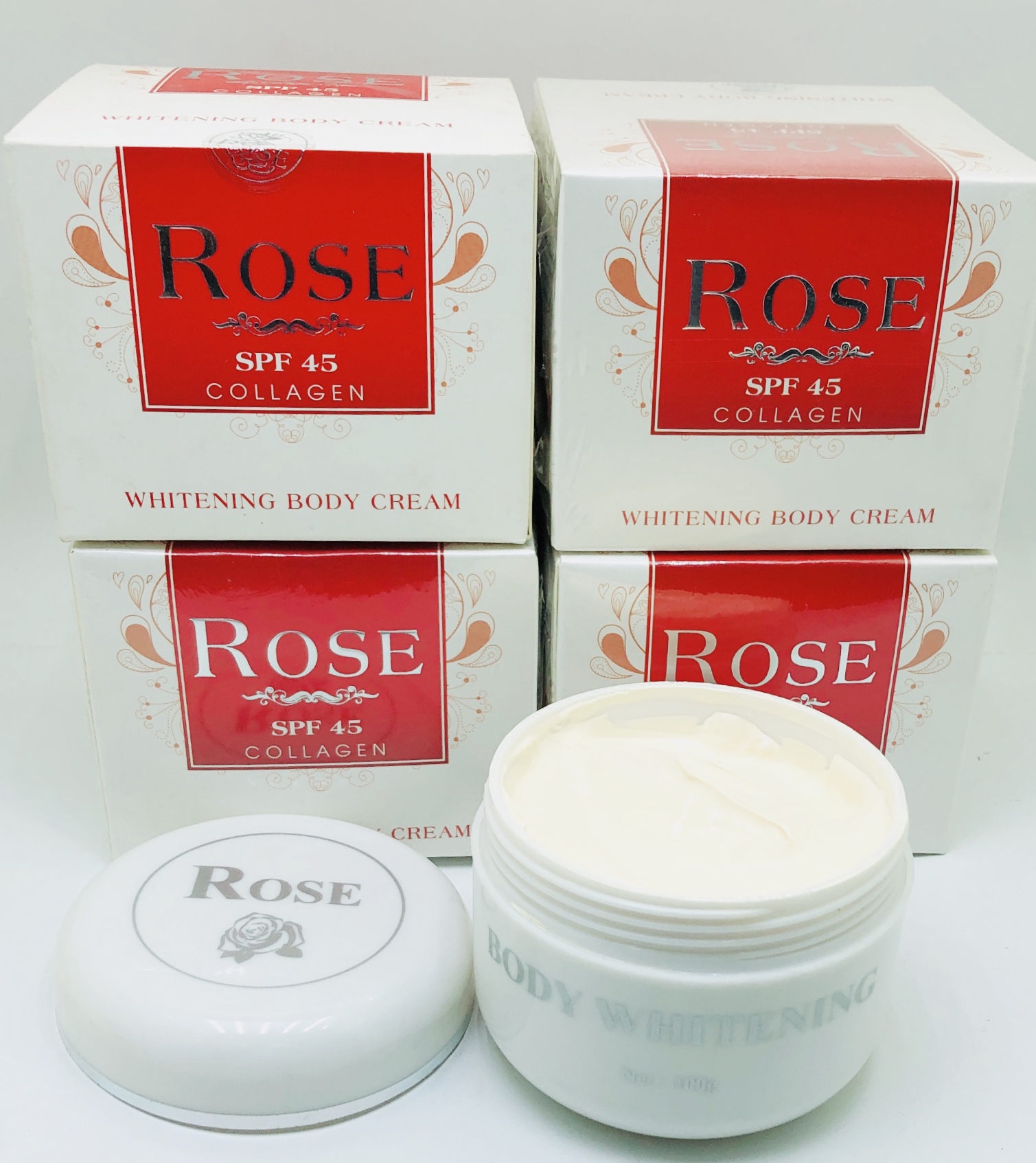 [HCM]Kem Body Siêu Trắng Da Toàn Thân Rose Kem Body Rose 150g