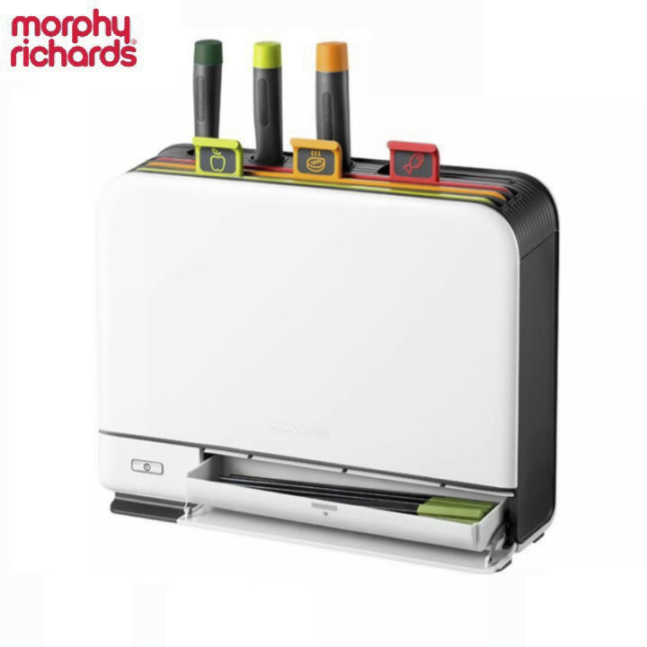 Bộ dao thớt khử kháng khuẩn UV Morphy Richards MR1001 , Sấy khô 70ºC - Bảo hành 12 tháng