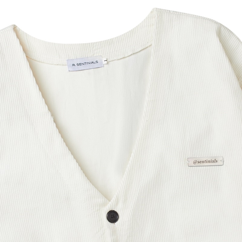 Cardigan corduroy áo cardigan