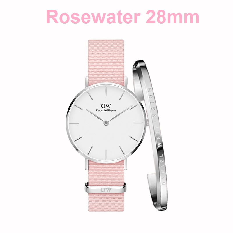 [HCM]Đồng Hồ Nữ Dw Dây Nato Màu Hồng Đào New2020 Size 28/32mm