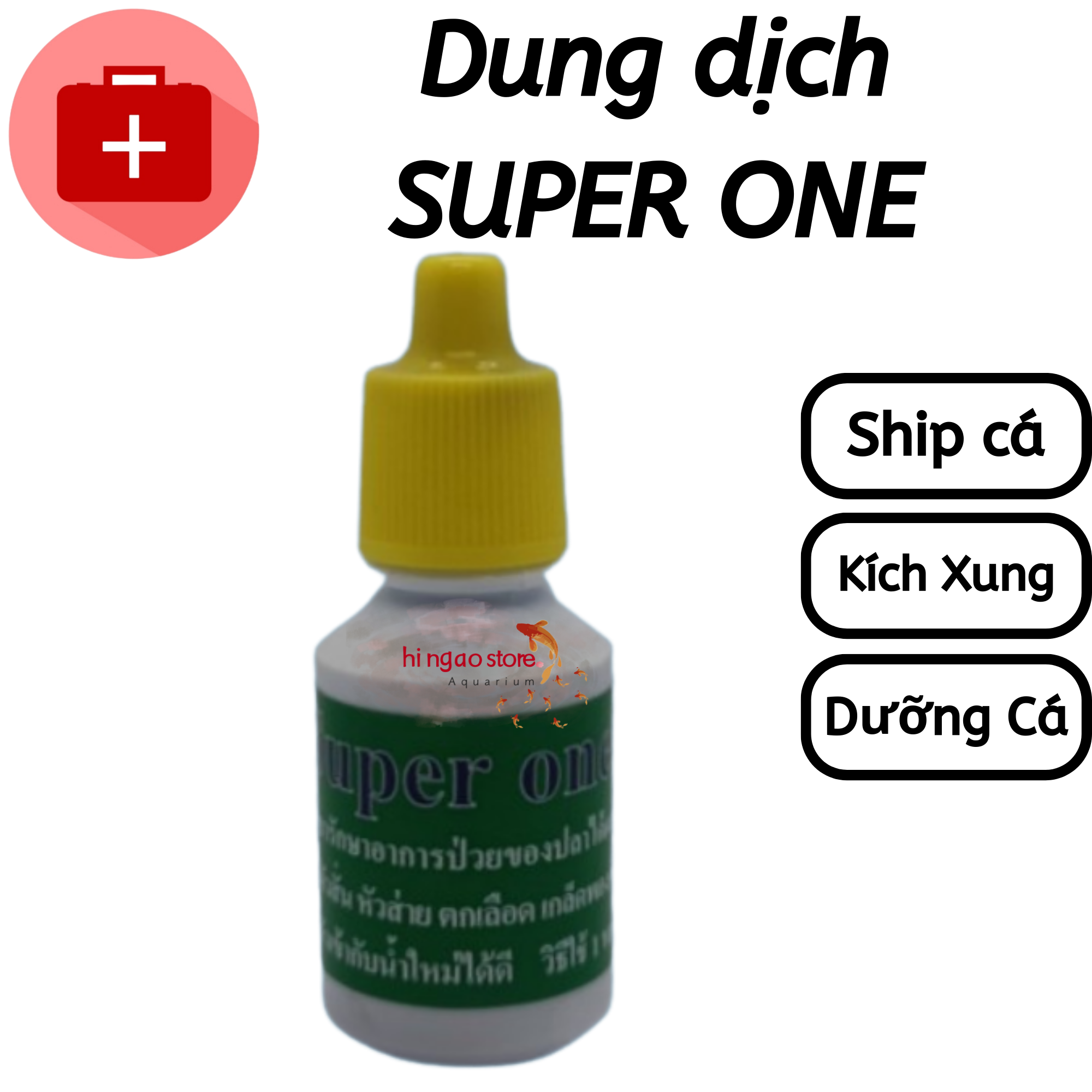 Dung dịch Super One dưỡng cá - ship cá | Hingaostore.
