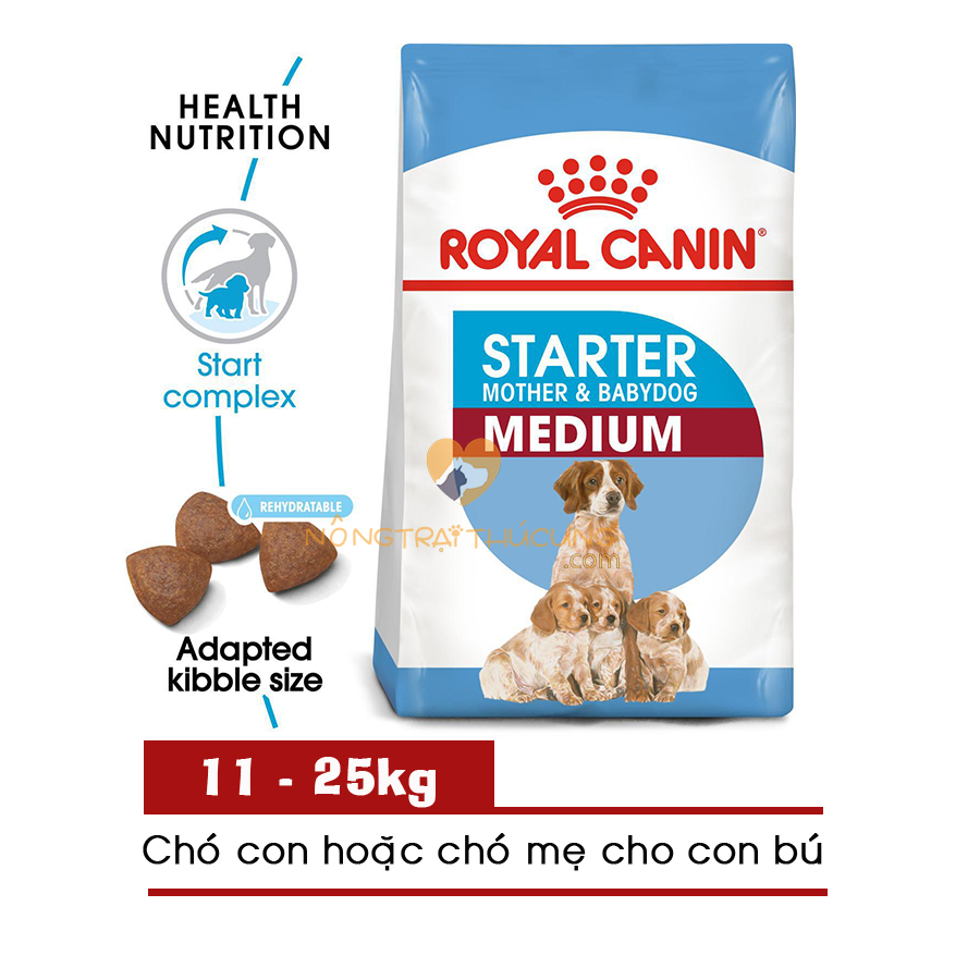 Thức ăn Royal Canin MEDIUM STARTER MOTHER & BABYDOG - Dành Cho Chó mang thai  - [Nông Trại Thú Cưng]