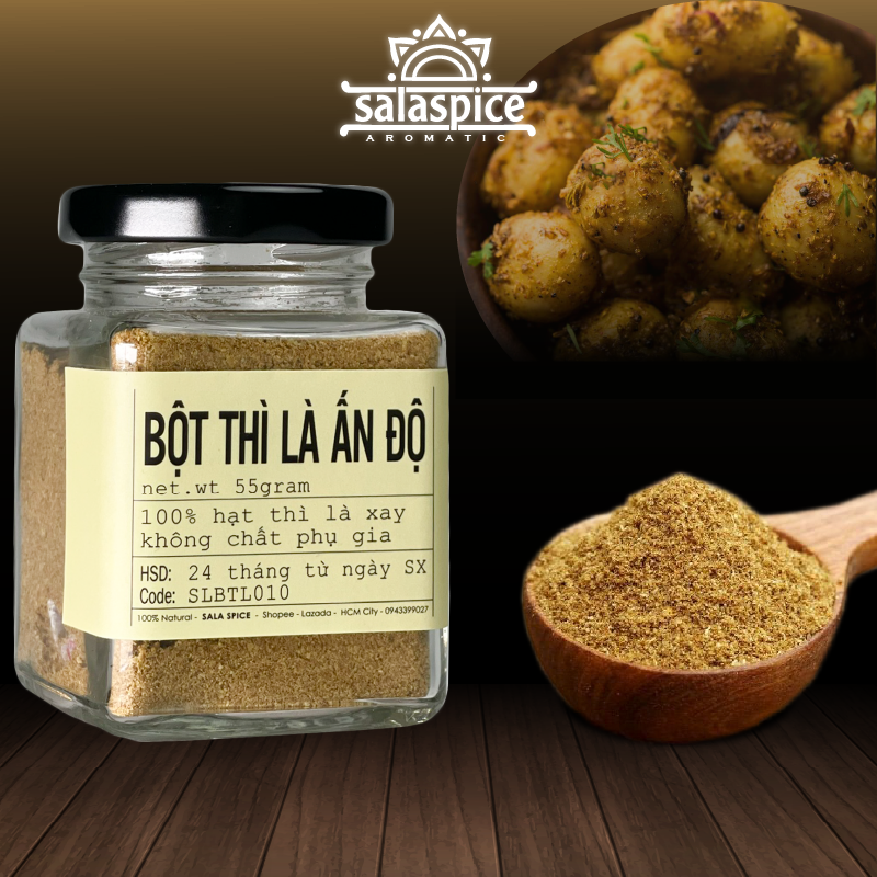 bột thì là ấn độ sala spice cumin power 100% thì là nhập khẩu ấn dùng ướp thức an tiện lợi dễ dàng , thơm ngon hấp dẫn 1