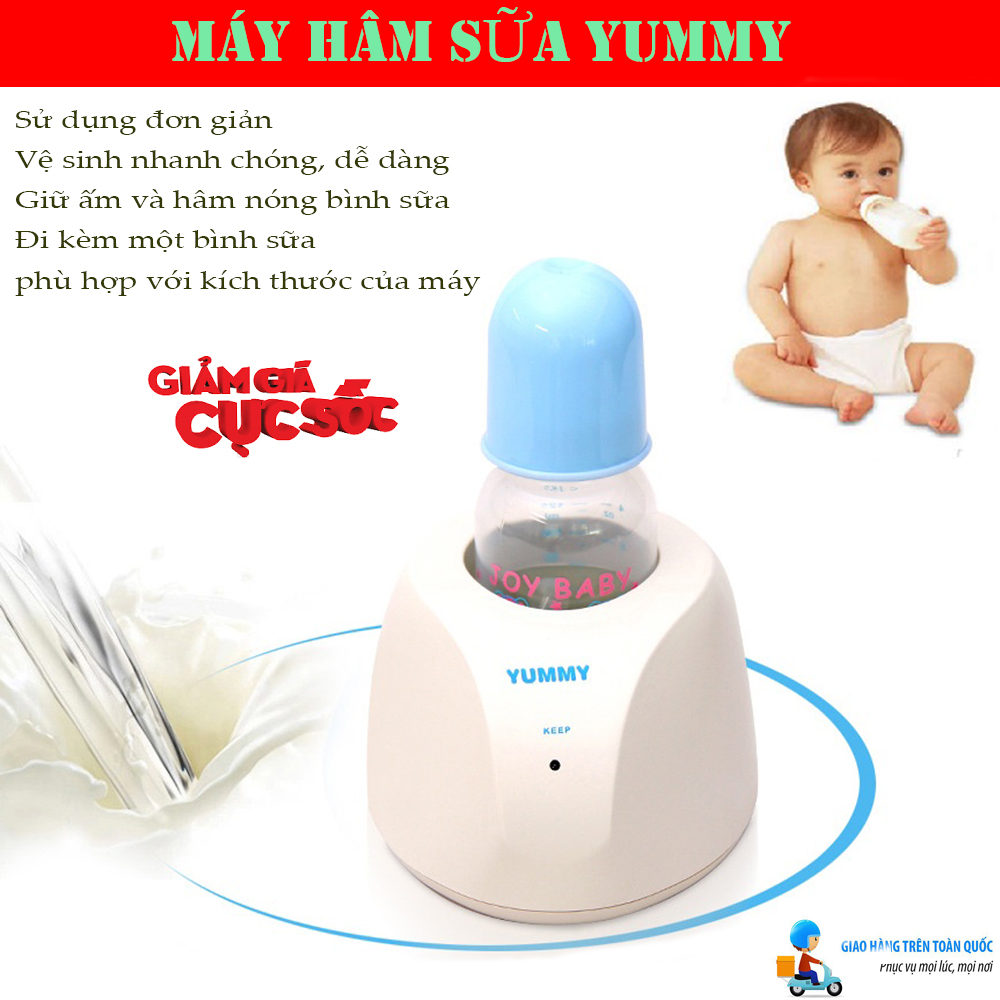 Máy Hâm Sữa đa năng,Máy Hâm Sữa Yummy, Máy Tiệt Trùng Và Hâm Sữa, Máy Hâm Sữa Cho Bé.làm nóng nhanh,giữ nhiệt tốt,không biến chất,đảm bảo sức khỏe cho bé.