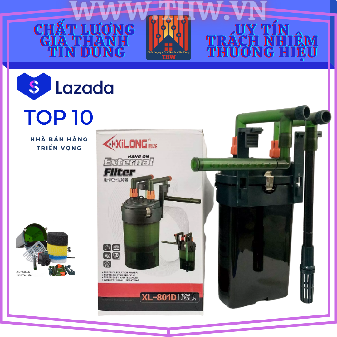 |thw-tp.hcm| máy lọc cho bể cá xl-801d