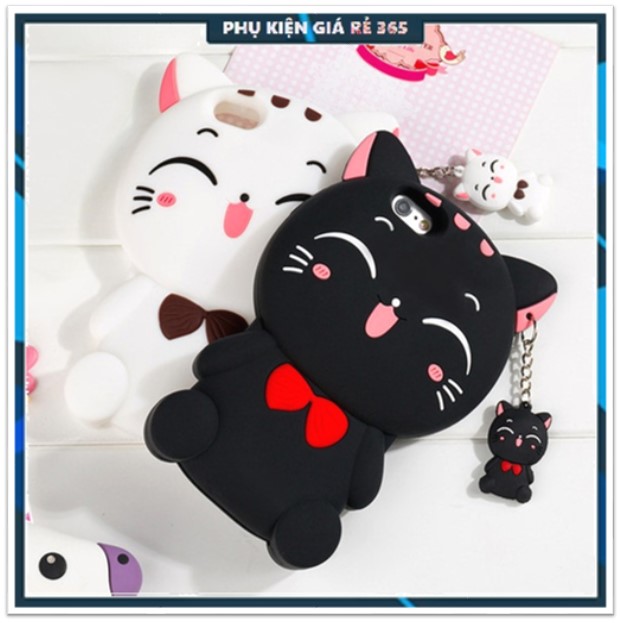 Ốp lưng mèo đen cho iPhone 5/5S, 6/6S, 6/6S Plus, 7/8, 7/8  Plus