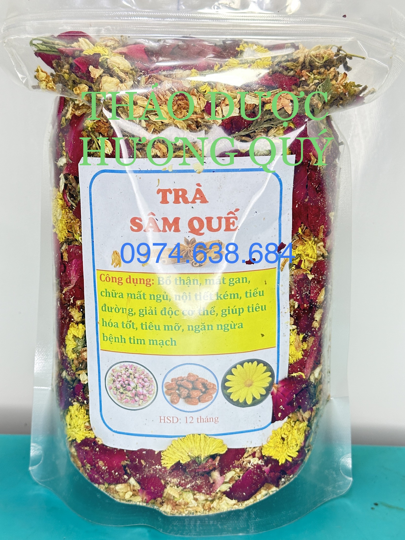 500g trà sâm quế 7 vị