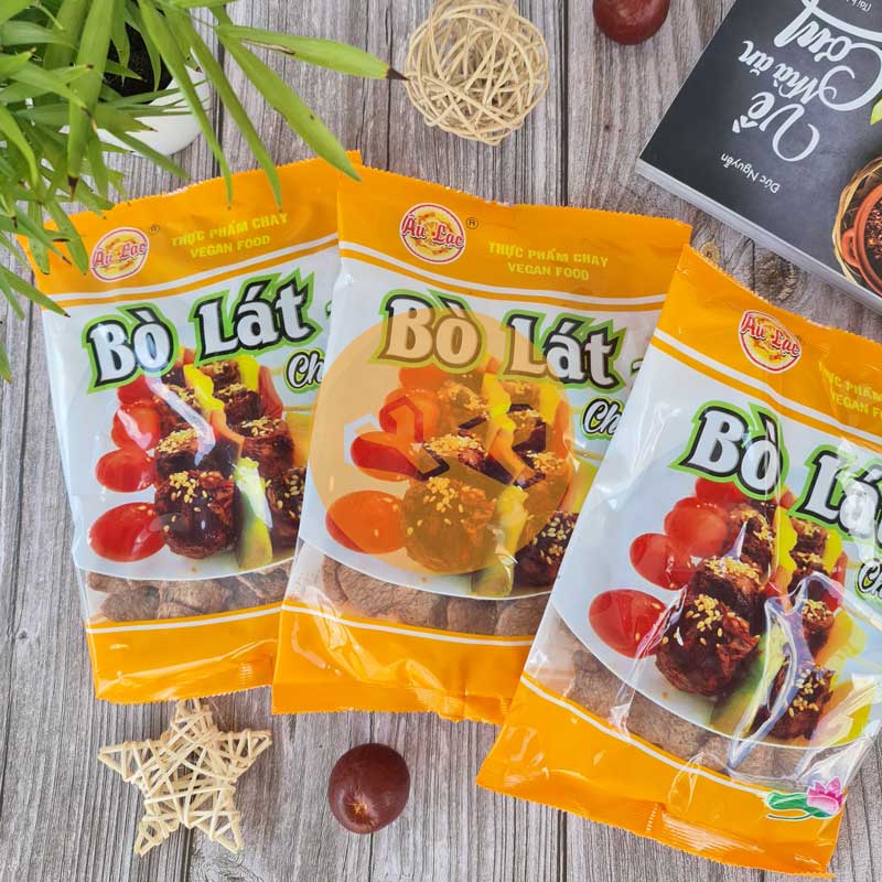 Bò lát chay Âu Lạc (loại 2) 100g và 1 Kg - Ăn chay nấu chay