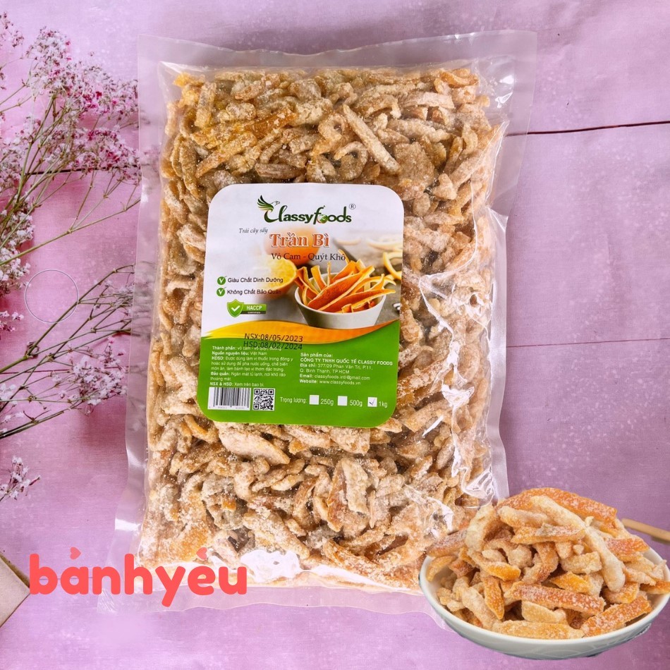 Mứt trần bì chia-100g