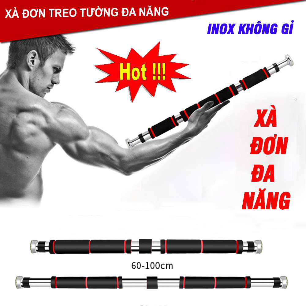 [SALE HOT] Xà Đơn Gắn Tường, Mua Xà Đơn Di Động, Xà Đơn Giá Rẻ (Không Gỉ). Xà Đơn Là Sự Lựa Chọn Hoàn Hảo Việc Tập Luyện Cơ Bắp, Kích Thích Tăng Trưởng Chiều Cao, Giúp Bạn Tự Tin Với Bụng Thon 6 Múi, Đôi Tay Cứng, Khỏe, Bắp Tay To, Bờ Vai Rộng.