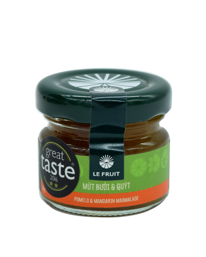 Mứt Bưởi & Quýt từ trái cây tươi Le Fruit 30g