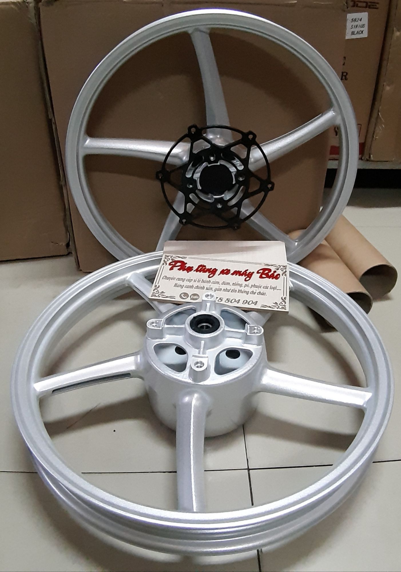 bánh mâm WINNER bảng 1.4/1.6 kiểu dáng RCB kèm lòng nhôm full bạc đạn về gắn như zin nha ae