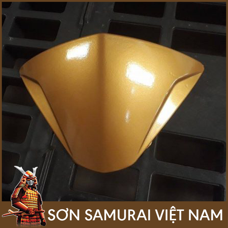 Sơn samurai màu vàng ánh kim - Combo sơn màu vàng 123 sơn xịt samurai
