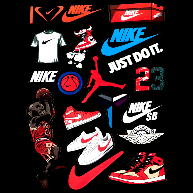 Bộ STICKER thể thao Nike và các thương hiệu nối tiếng