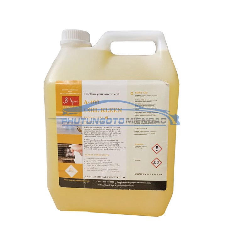 Nước tẩy dàn lạnh điều hòa ô tô A-400 Coil Kleen