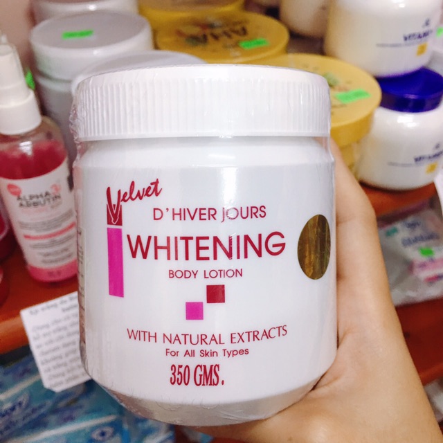 [HCM]Kem dưỡng trắng da body WHITENING BODY LOTION 350g Thái Lan