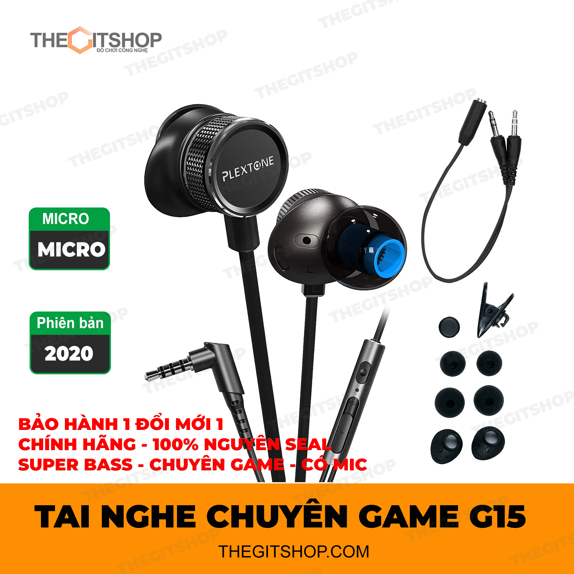 Tai nghe Plextone G15 - Chuyên game - Kế nhiệm tai nghe chuyên game G20