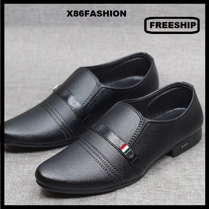 GIÀY TÂY DA NHÁM ĐẸP BẢO HÀNH 180 NGÀY( nhám viền chỉ) X86-14