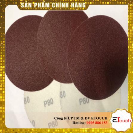 [HCM]10 miếng Giấy nhám tròn 125mm (đường kính) Độ mịn từ 40 đến 320