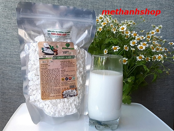 Bột Sắn Dây ta hữu cơ Mẹ Ken - Bột sắn dây tươi sạch nguyên chất tốt cho sức khỏe