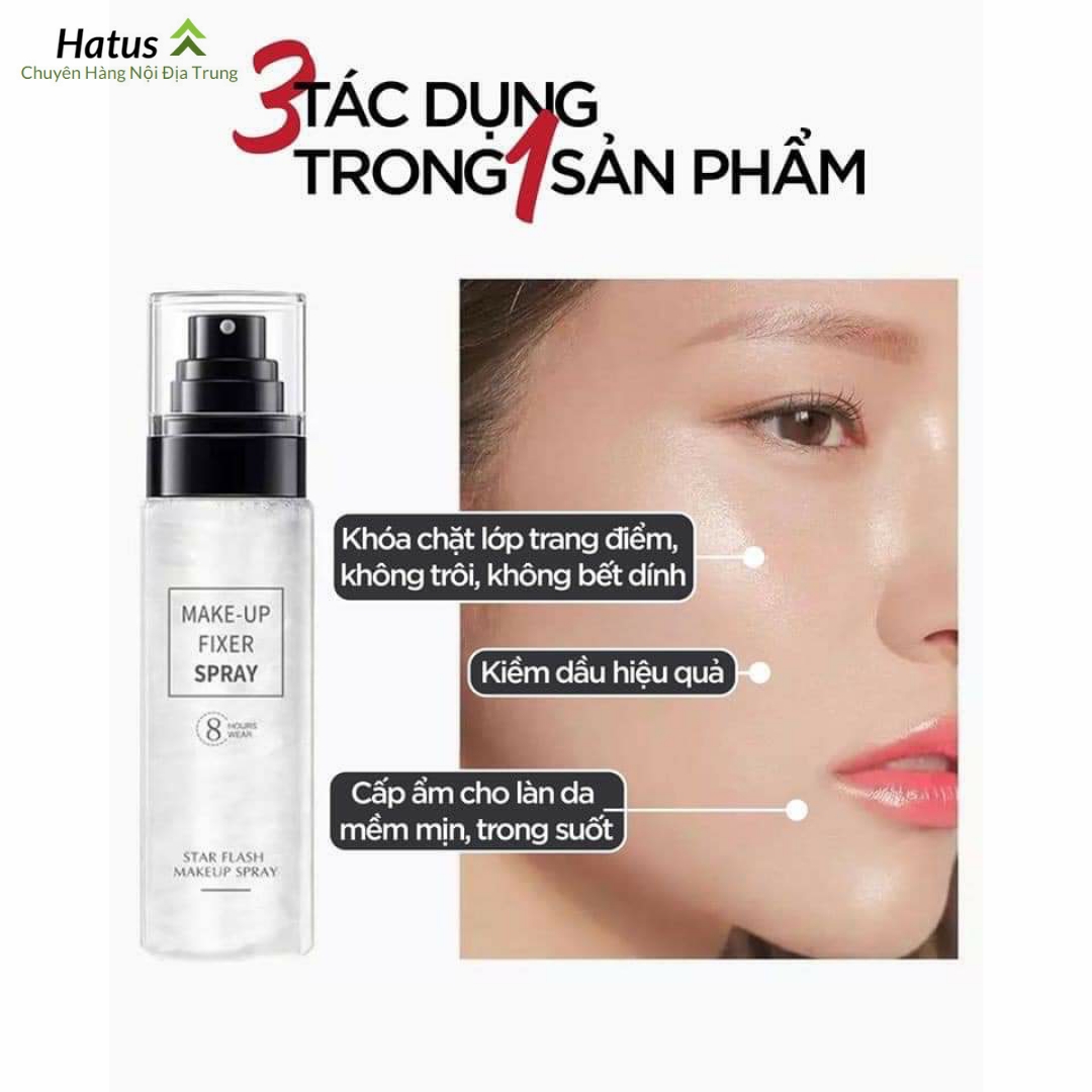 Xịt Khóa Nền Trang Điểm Star Flash Make Up Spray Luôn Mịn Màng