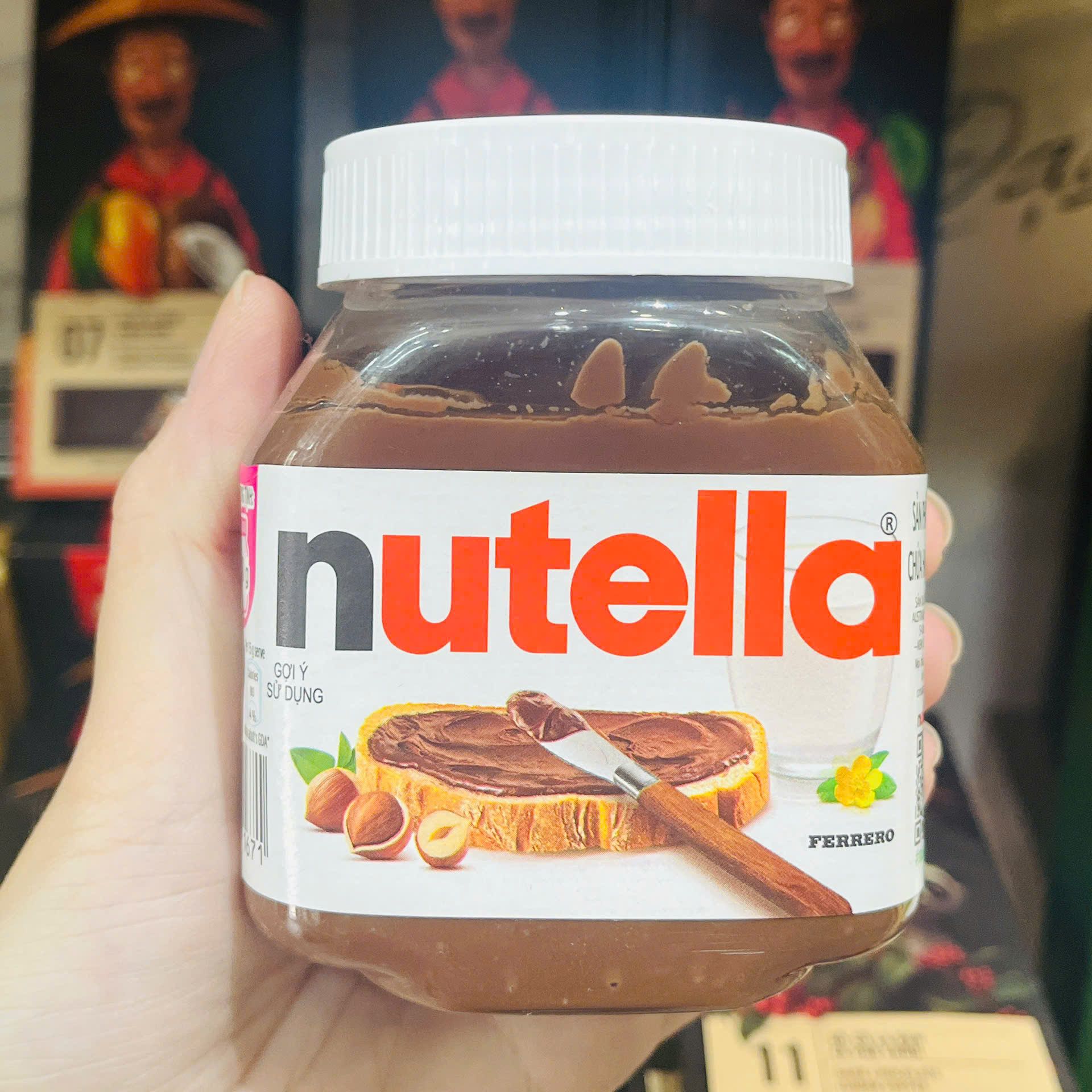Date 03/27 bơ hạt phỉ phết cacao nutella